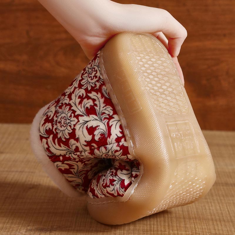 Plus Size Elegant Pattern Slippers - image 2