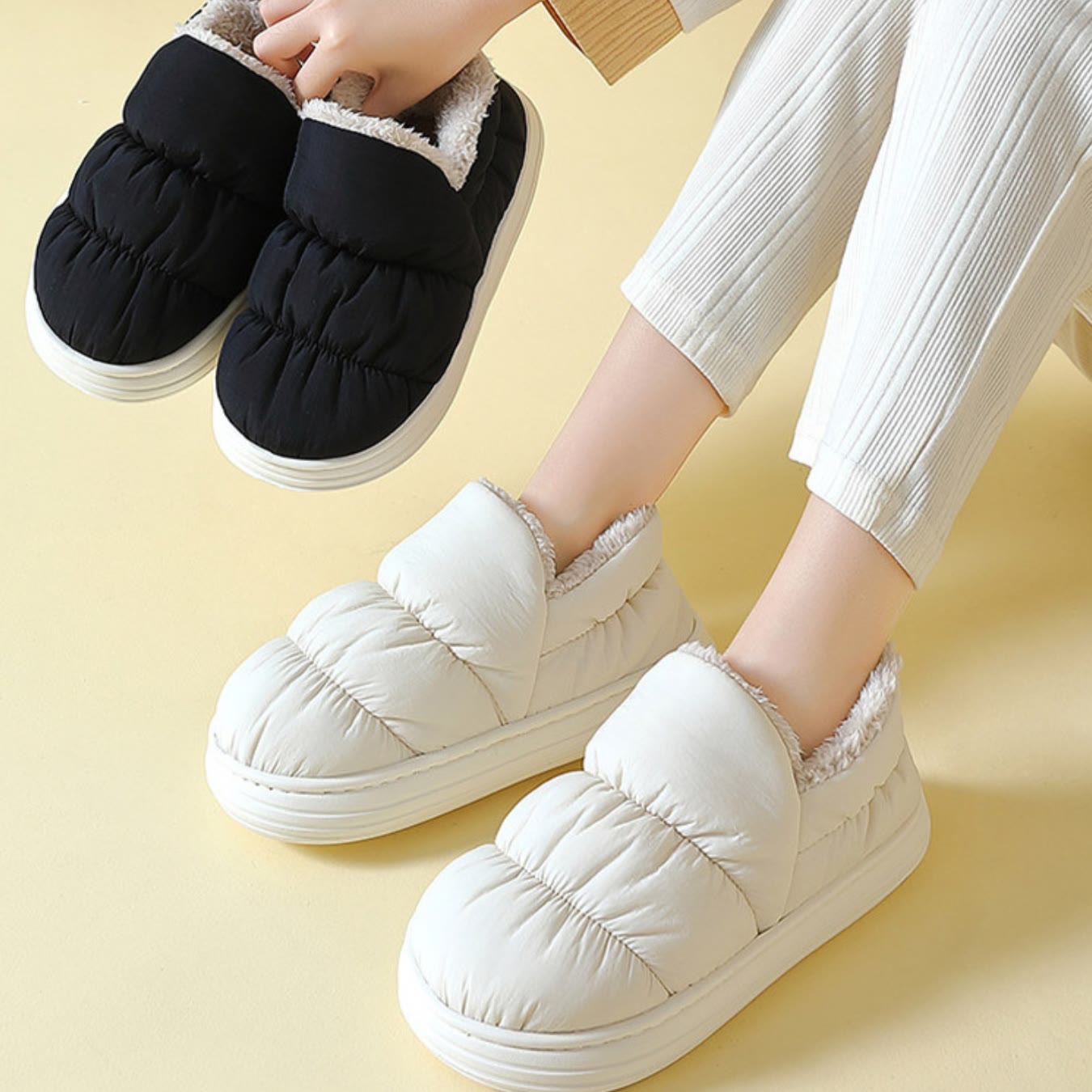 Plus Size Waterproof Thick Soles Slippers - image 0