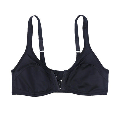 Seamless Front Buckle Full Cup Wireless Bra - image 8