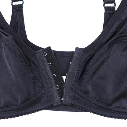 Seamless Front Buckle Full Cup Wireless Bra - image 9