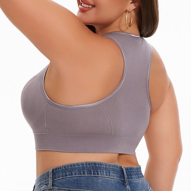 Seamless Breathable Sports Yoga Wireless Bra - image 1