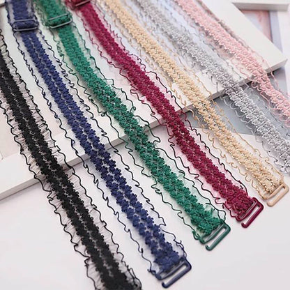 Sexy Adjustable Lace  Bra Strap(6 Pairs)