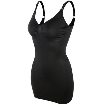 Seamless V-neck One-piece Body-shaping Skirt