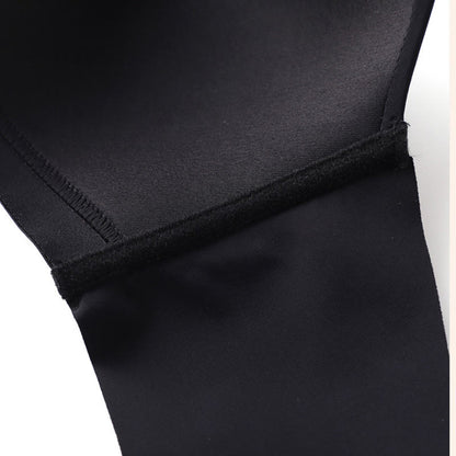 Plus Size Solid Color Push Up Wireless Bra