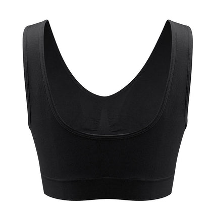 Plus Size Breathable Sports Wireless Bra
