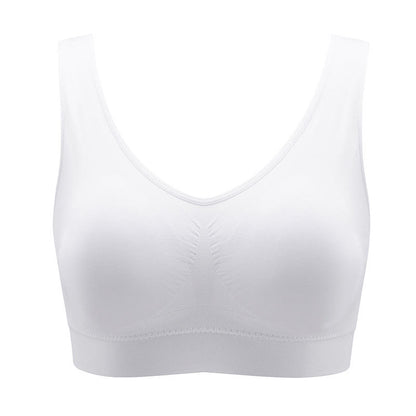 Plus Size Breathable Sports Wireless Bra