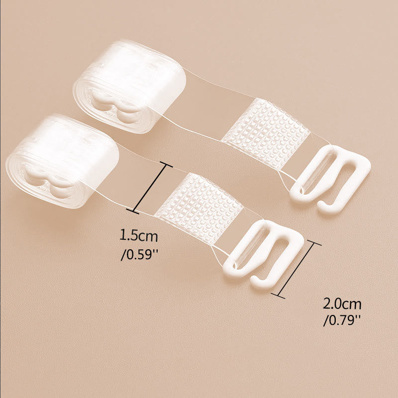 Sexy Invisible Transparent Bra Strap(4 Pairs) - image 0