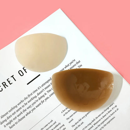 Semi-circular Solid Silicone Nipple Cover(2 Pairs)
