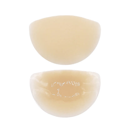 Semi-circular Solid Silicone Nipple Cover(2 Pairs) - Dark Skin - image 5