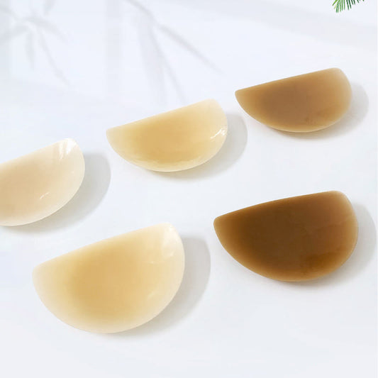 Semi-circular Solid Silicone Nipple Cover(2 Pairs)