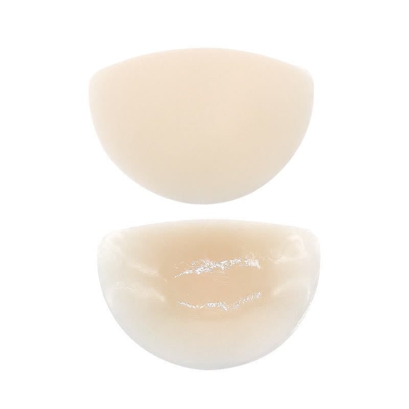 Semi-circular Solid Silicone Nipple Cover(2 Pairs) - Light Skin - image 4