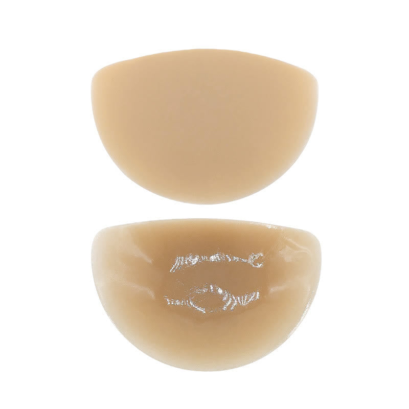 Semi-circular Solid Silicone Nipple Cover(2 Pairs) - Champagne - image 6