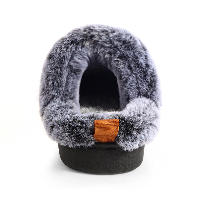Plus Size Warm Lined Soft Floor Slippers