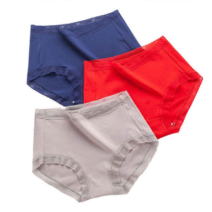Simple High Waist Cotton Panty(3 Packs) - image 0