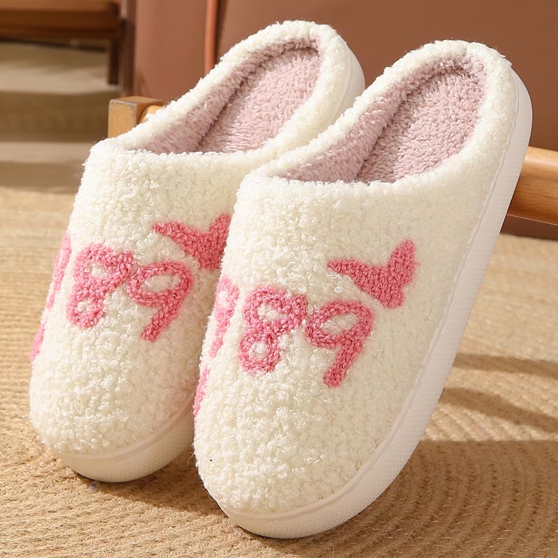 Plus Size Number Slippers - Pink - EU43-44(US9-10) - image 5