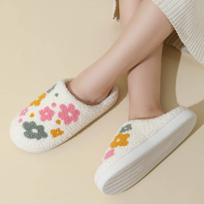 Plus Size Adorable vibrant blooms Slippers - image 3