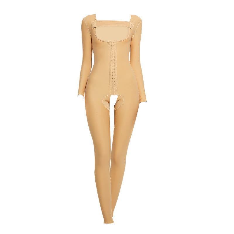 Post Surgery Zipper Full Body Shapewear - Nude - XS - image 7