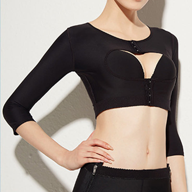 Post Surgery Zipper Arm Compression Shaper - Black - XS - image 2