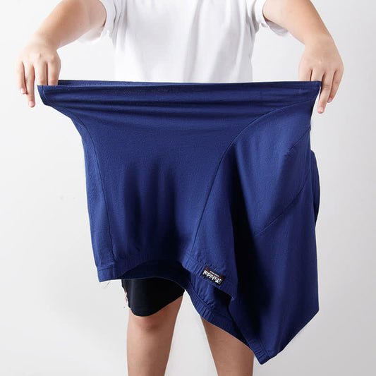 Plus Size High Waist Loose Cotton Men's Boxer Brief(2 Packs)