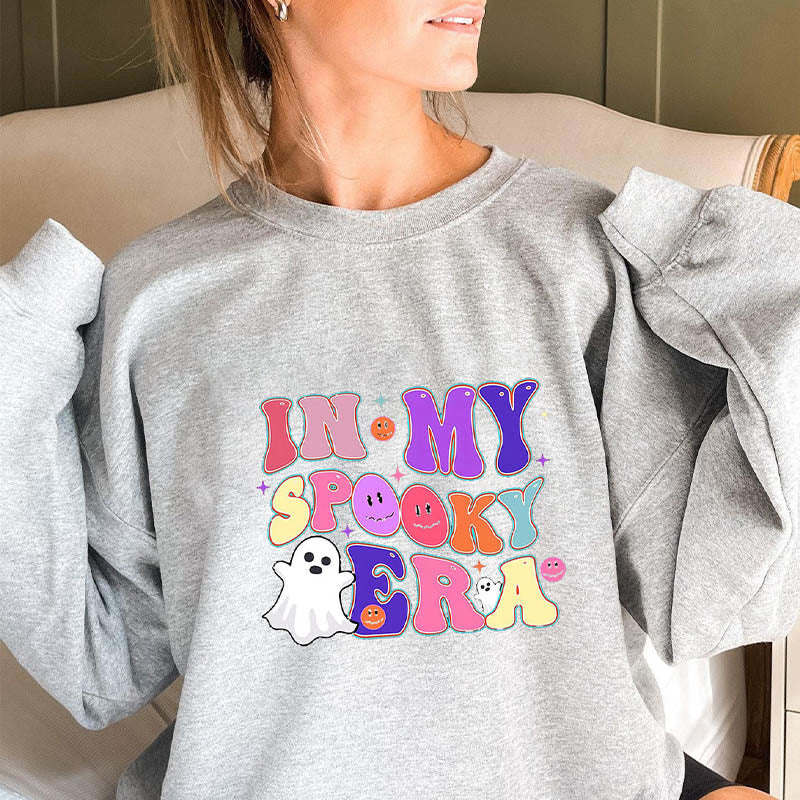 Plus Size Ghost Sweatshirt - Light Gray - 3XL - image 2