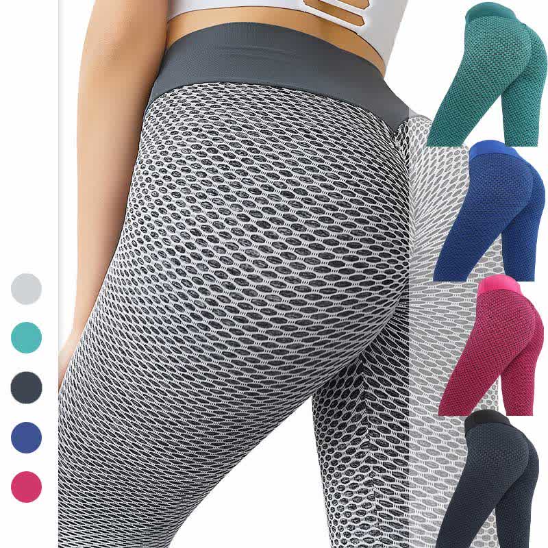 High Waist Honeycomb Yoga Fitness Legging - image 0