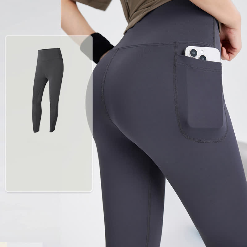 Plus Size High Waist Mesh Stitching Yoga Legging - Grey - 4XL - image 3