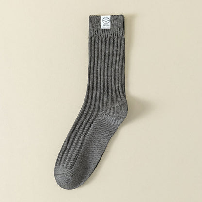French Casual Quarter Socks(5 Pairs) - Dark Grey - EU43-48(US9-13) - image 7