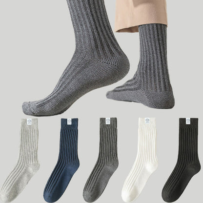 French Casual Quarter Socks(5 Pairs) - Multicolor - EU43-48(US9-13) - image 12