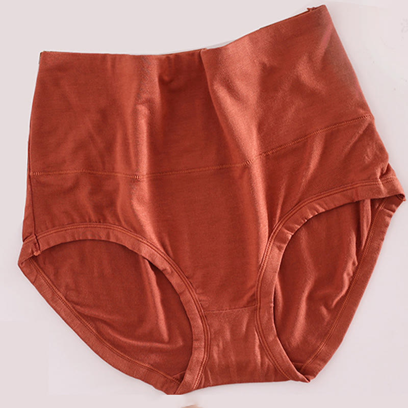 Tummy Control Panty(4 Packs) - Wine - 7XL - image 19
