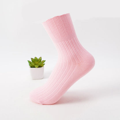 Cotton Soft Quarter Socks(8 Pairs) - Pink - EU37-40(US4-7) - image 8