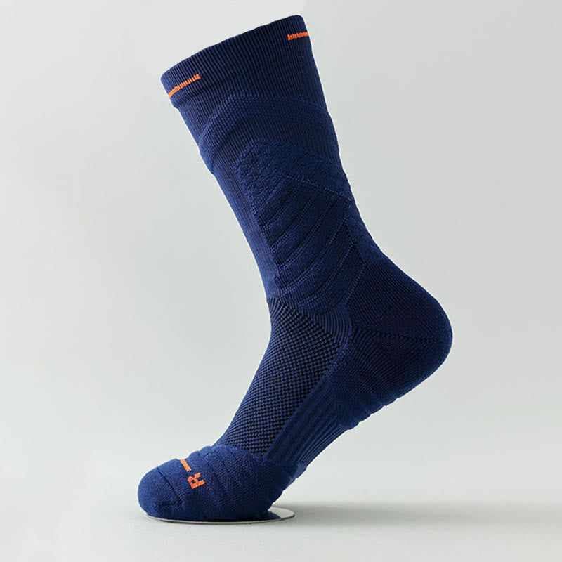 Anti Friction Quarter Compression Socks(6 Pairs) - Navy Blue - EU40-44(US7-10) - image 18