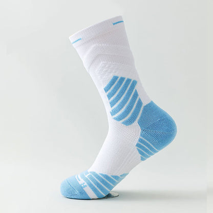 Anti Friction Quarter Compression Socks(6 Pairs) - Blue - EU40-44(US7-10) - image 17