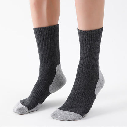 Plus Size Mountain Sports Quarter Compression Socks(5 Pairs) - image 9