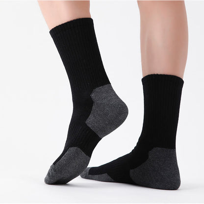 Plus Size Mountain Sports Quarter Compression Socks(5 Pairs) - image 1