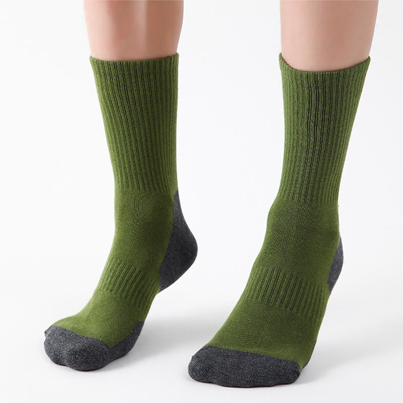 Plus Size Mountain Sports Quarter Compression Socks(5 Pairs) - image 6