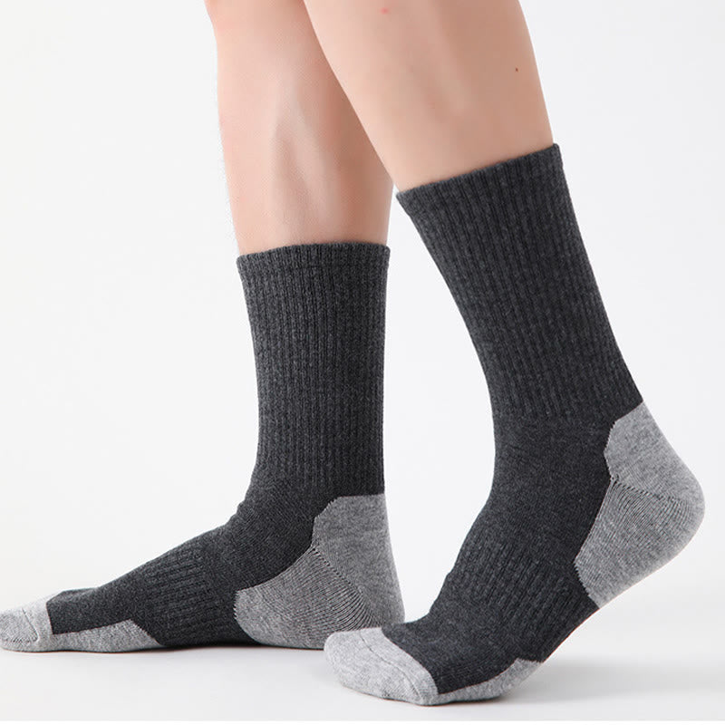 Plus Size Mountain Sports Quarter Compression Socks(5 Pairs) - image 5