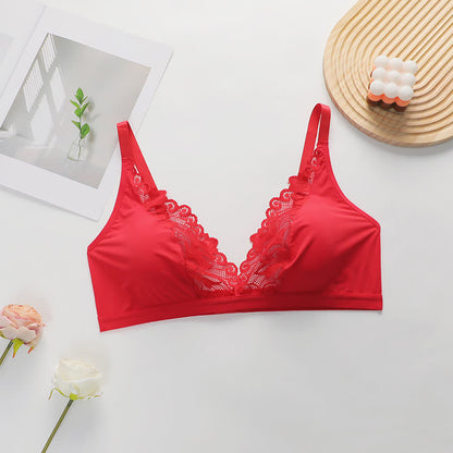 Sexy Ultra Thin See-through Lace Wireless Bra