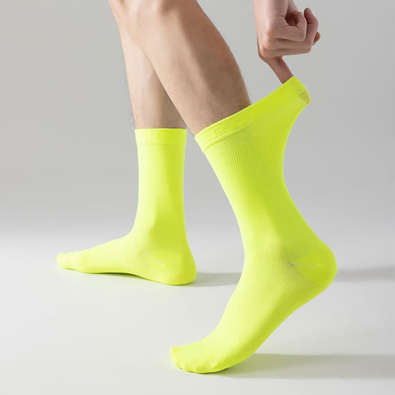 Plus Size Anti Slip Strips Quarter Compression Socks(6 Pairs) - image 5