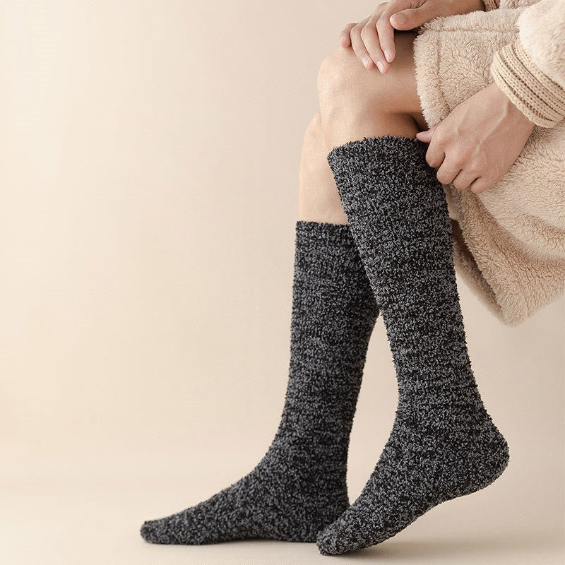 Thickening Knee High Socks(3 Pairs) - image 5