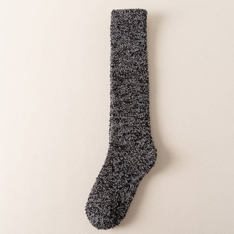 Thickening Knee High Socks(3 Pairs) - Black - EU39-45(US6-11) - image 12