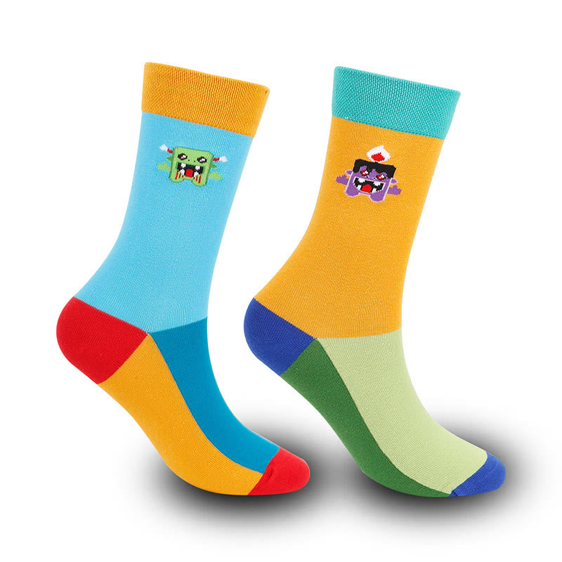 Asymmetric Quarter Socks(4 Pairs) - image 4