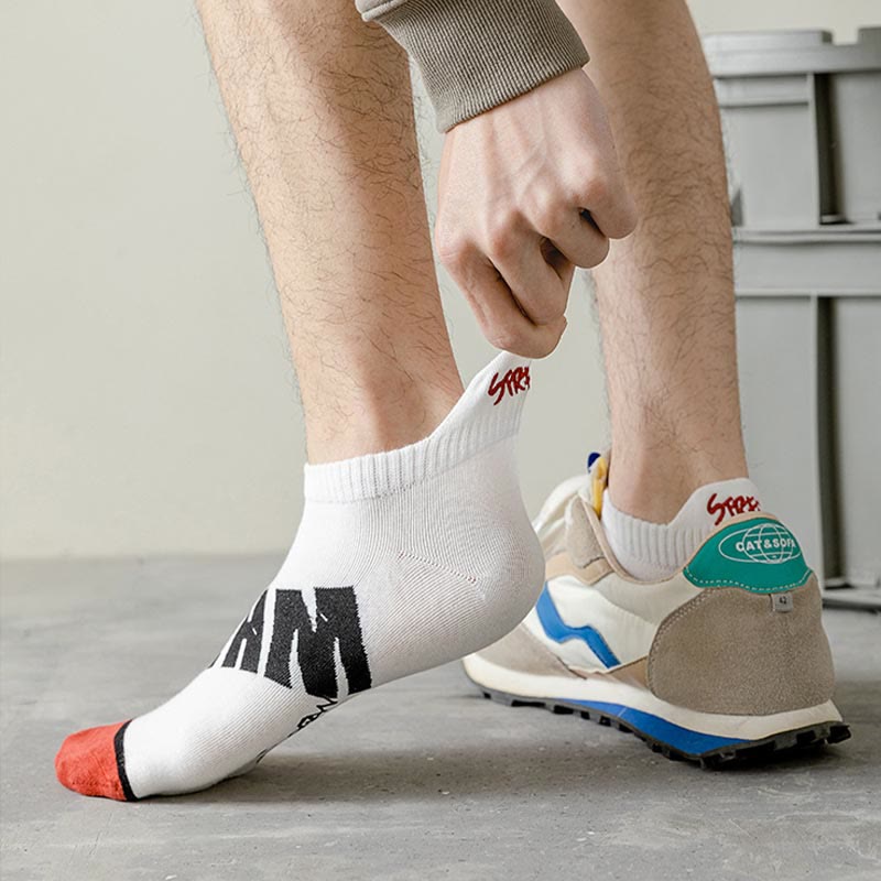 Letter Ankle Socks(5 Pairs) - image 5
