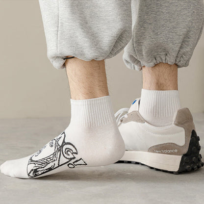 Trendy Funny Ankle Socks(5 Pairs) - image 9