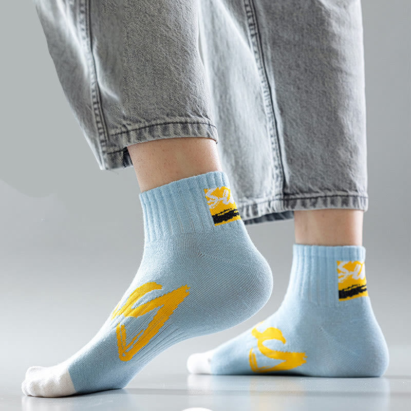 Alphanumeric Ankle Socks(5 Pairs) - image 5