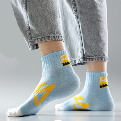 Alphanumeric Ankle Socks(5 Pairs) - image 5