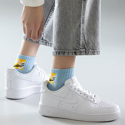 Alphanumeric Ankle Socks(5 Pairs) - image 8