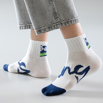 Alphanumeric Ankle Socks(5 Pairs) - image 1