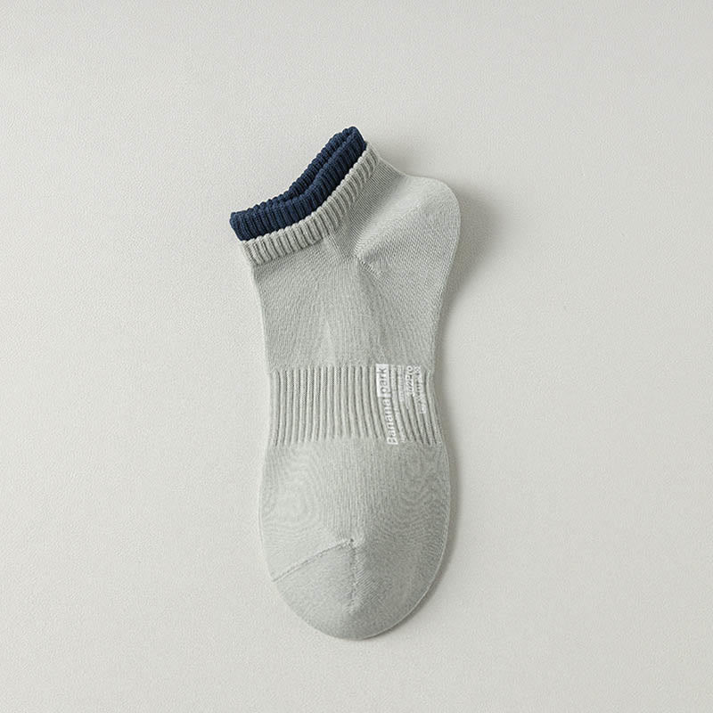 Double Layer Cuff Ankle Socks(7 Pairs) - Light Gray - EU37-45(US4-11) - image 9