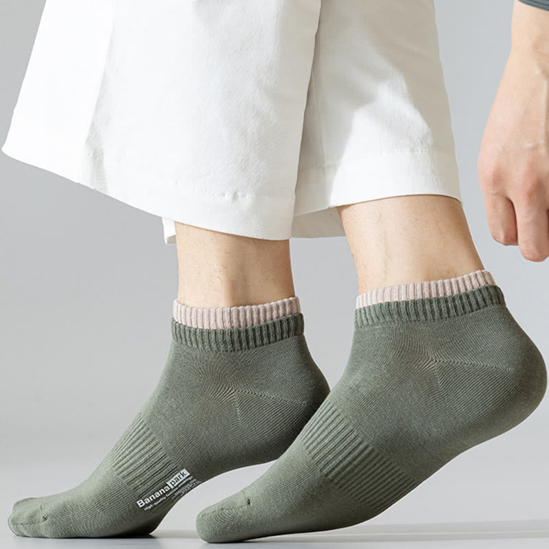 Double Layer Cuff Ankle Socks(7 Pairs) - image 1