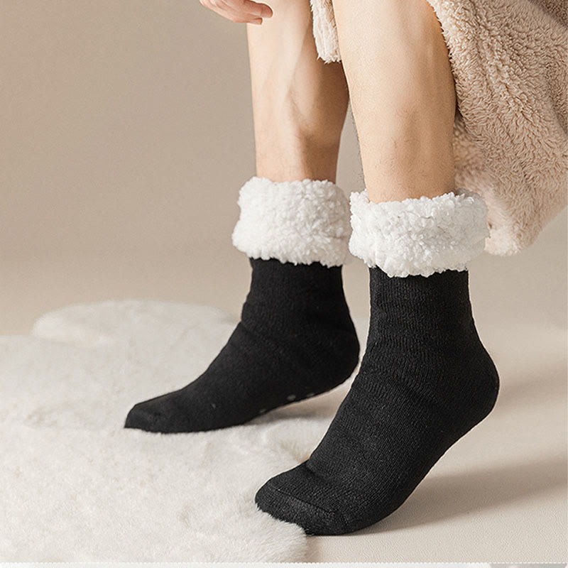 Plus Size Extra Thick Slipper Socks(3 Pairs) - image 6